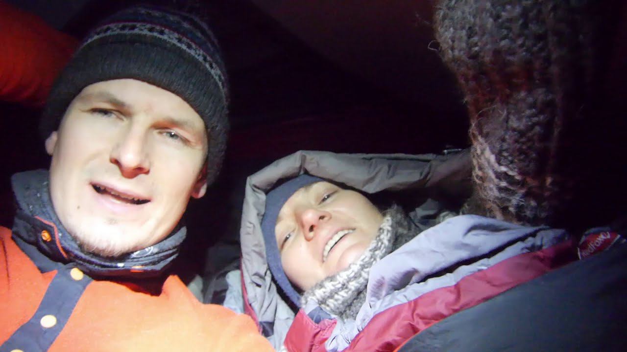 Зимний поход с ночевкой в палатке -10С / [ENG subs] Winter backpacking 14F
