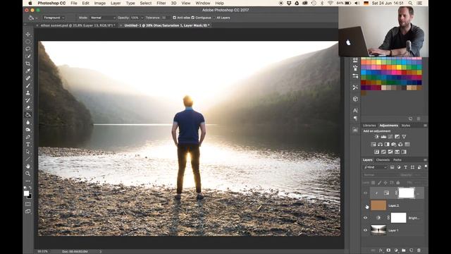 Photoshop Tutorial: How to Create a Golden Glow Effect in Photoshop - Example: The Golden Sunset