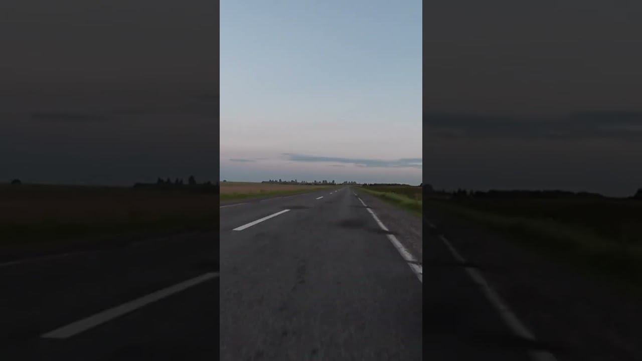 На велосипеде по Беларуси(Осиновка - Дубровно) #лето #дубровно #беларусь #Осиновка #вечер #timelapse