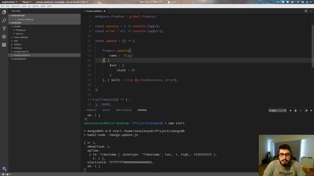 MongoDB Güncelleme (Update) İşlemi