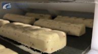 Producing of protein bars by modern forming machine RFM-200 / protein bar manufacturing process