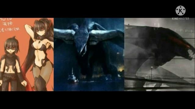 kaiju girl godzilla monsterverse and reiwa movie and anime