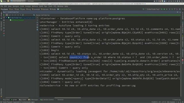 Ebean ORM Automatic query tuning