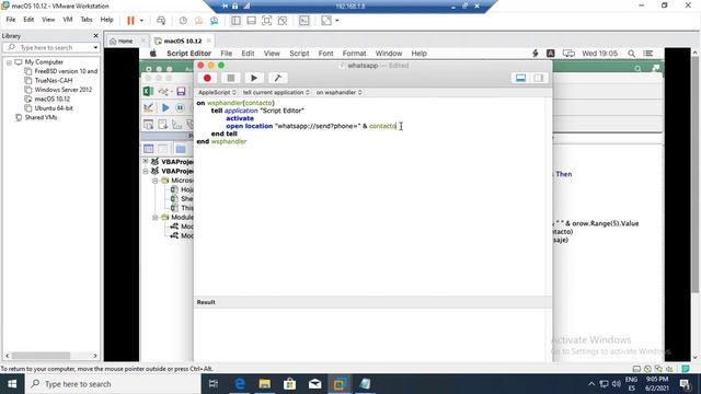 Como enviar mensajes con excel y whatsapp en MAC 2023