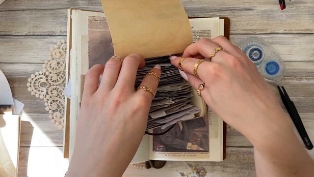 Decorate A Vintage/retro Page With Me | ASMR