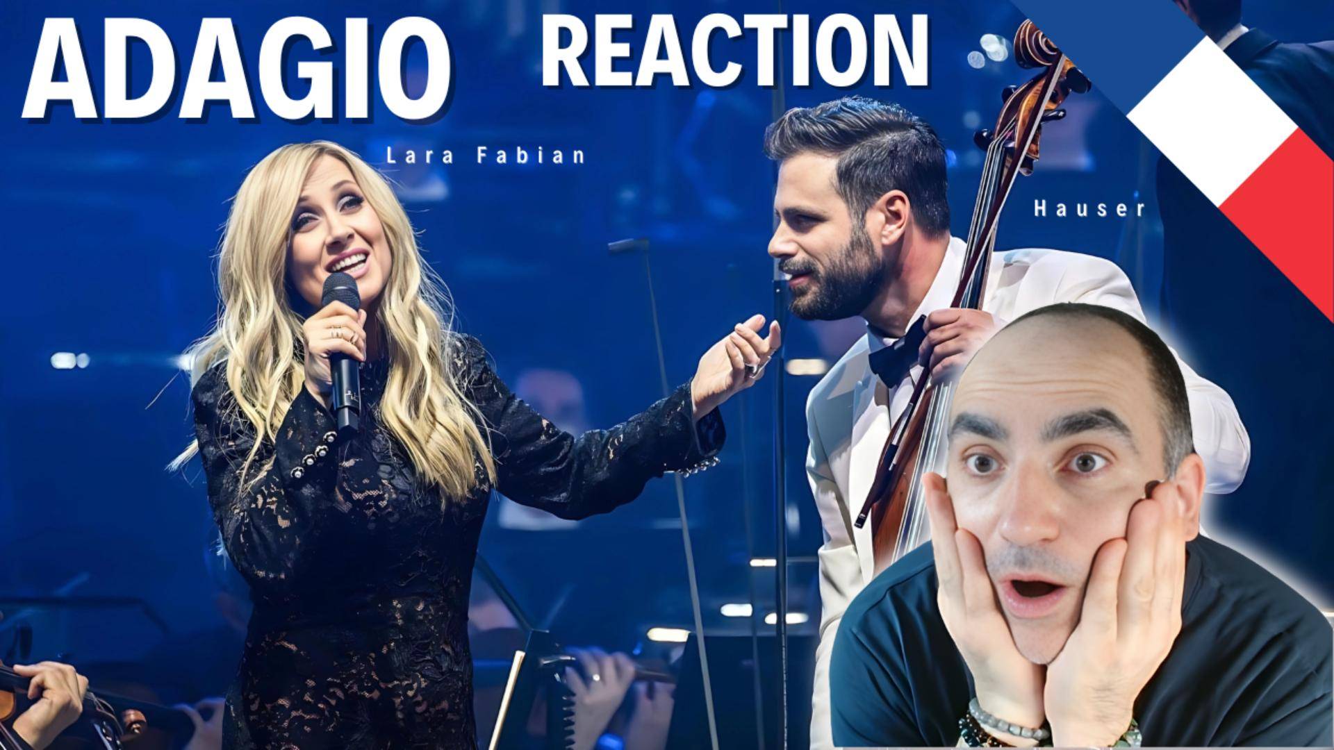 HAUSER and Lara Fabian - Adagio LIVE at the Royal Albert Hall ║ Réaction Française !