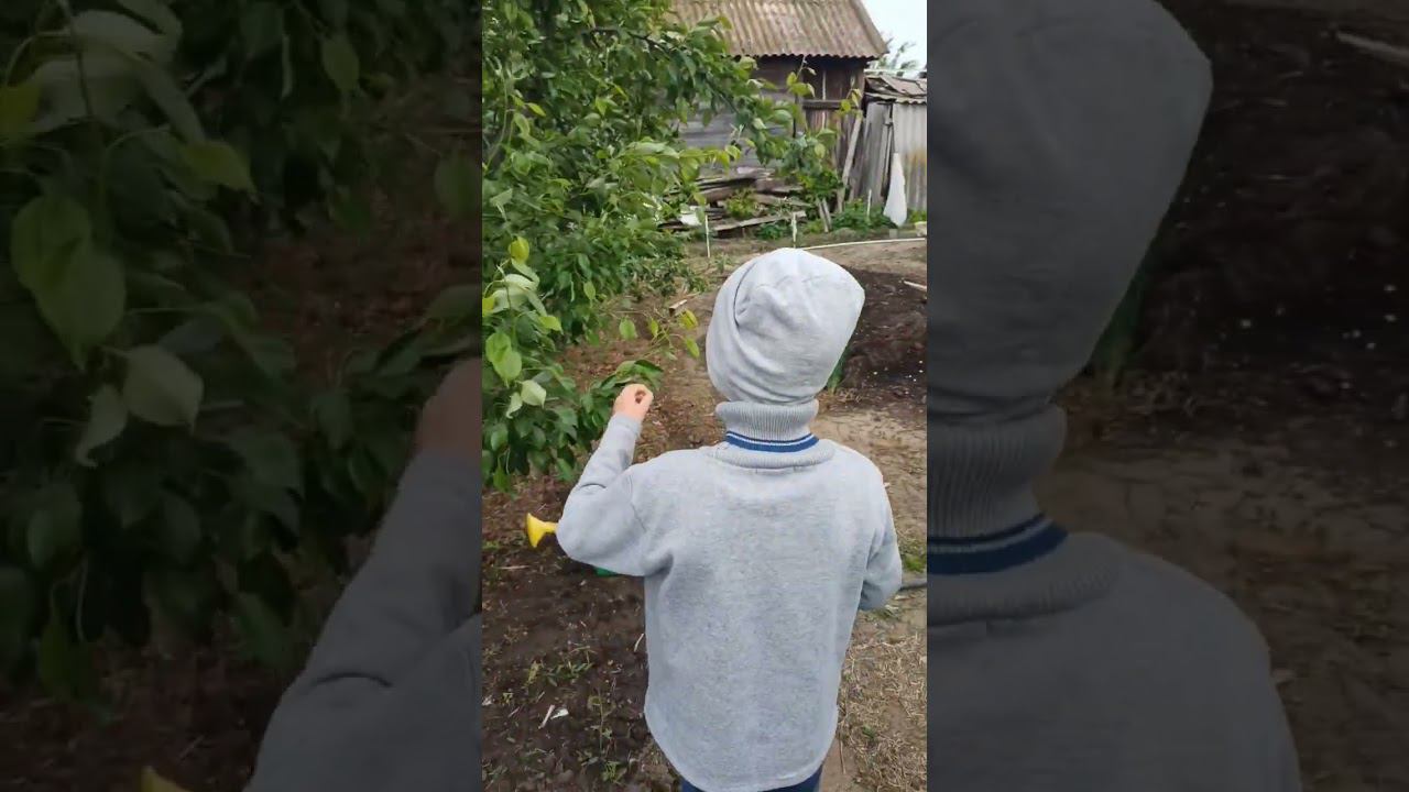 Школьник Вячеслав и его огород!!! Часть2 серия1 #ахтубинск #куры #огород #фермер #школьник #негород