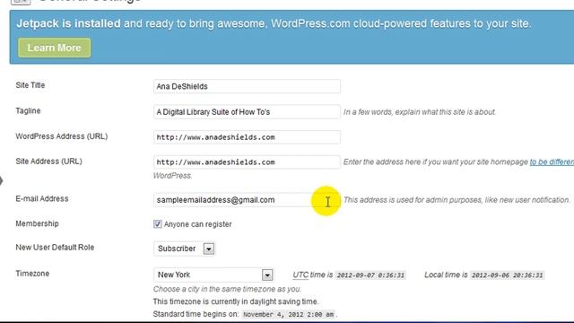 Where Is the Email Field In Wordpress Based Off Of A Comment Posted On Your Blog?