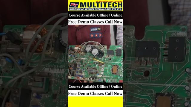 inverter AC PCB repairing course! IPM ic Repair! best ac repairing institute multitech Ac pcb repai