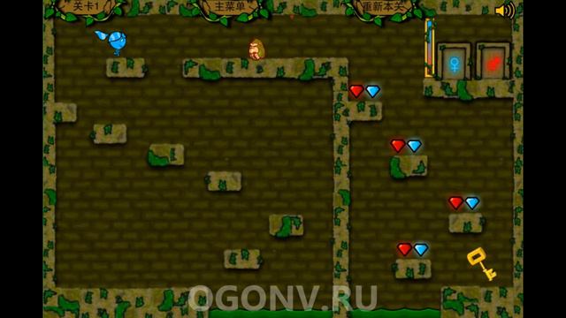 Игра Огонь и Вода в Лесном Храме 5