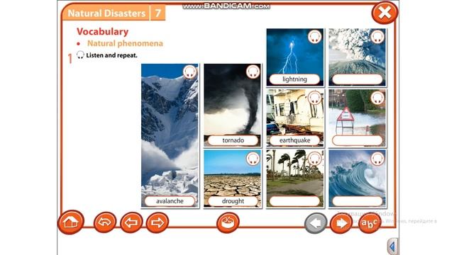 Excel 7 Module 7 p75 Vocabulary