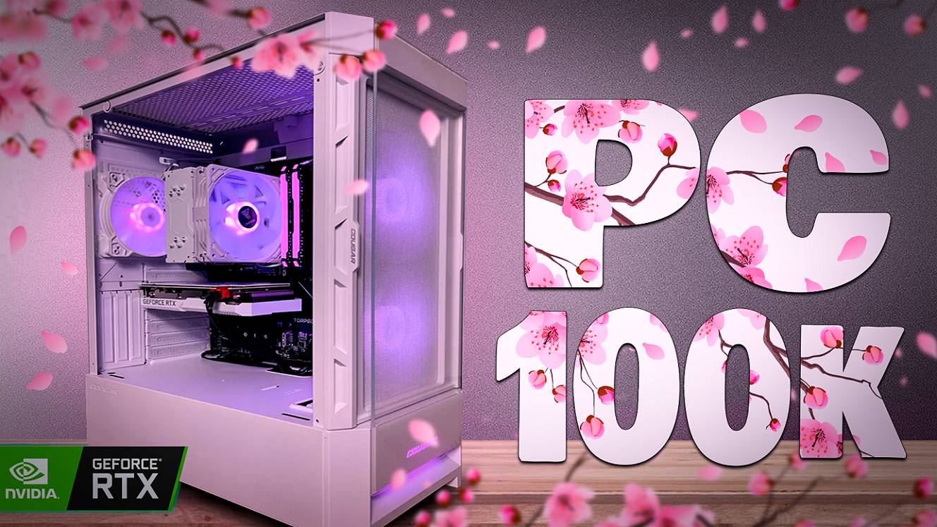 СОБРАЛ ЛУЧШИЙ ИГРОВОЙ ПК ЗА 100.000 РУБЛЕЙ 2024 - СБОРКА ПК ЗА 100к, БЕЛОСНЕЖНАЯ СБОРКА!