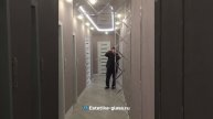 Зеркальное панно с фацетом