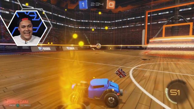 MasterOV & MessYourself - Rocket League: BasketBall  | Legends of Gaming