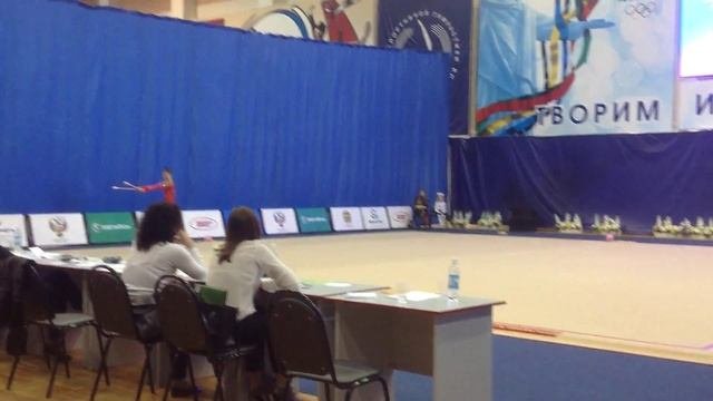 Пестова Александра финалы булавы 30.10-02.11 2014 Пенза