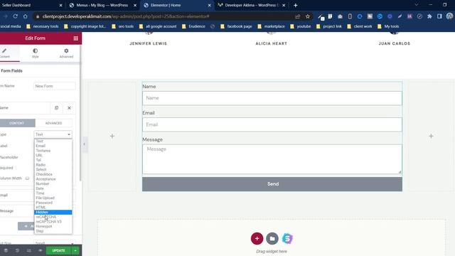 WordPress Bangla Tutorial (Class- #19) How to Create a Elementor Form and Nav Menu - in Bangla