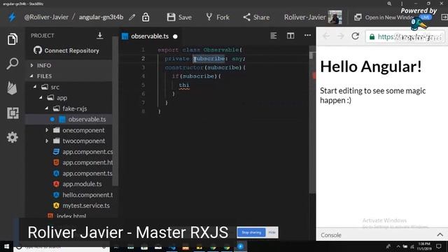 Creando tus propios observables para conocer Rxjs