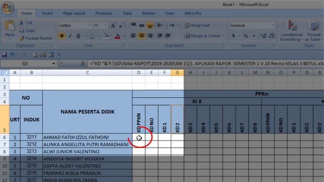 cara mengunci kolom dan baris excel agar tidak bergeser