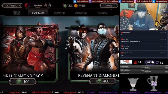 Mortal Kombat Mobile - 10 Silver Booster Packs #1