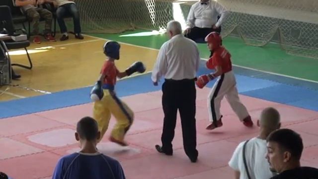 Дроздов Станислав 1.2 ЛАЙТ 19.09.15 Чемпионат и Первенство г.Симферополя по кикбоксингу WAKO