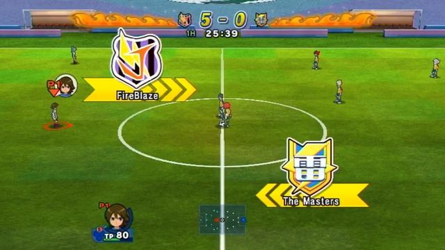 Inazuma Eleven Strikers Exhibition! #24: FireBlaze vs The Masters!