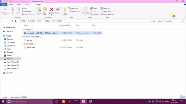 REST API Tutorial - 2 - Install and Configure MongoDB
