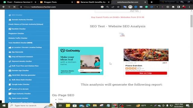 How to check website SEO Score ? | Free SEO Checker Tool 2024 | blog seo checker| seo checker free