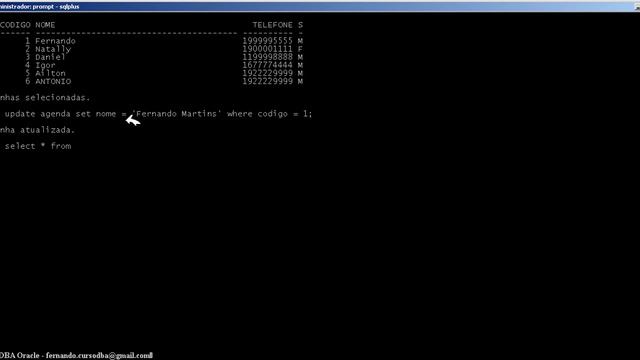 AULA 27   Oracle DBA   Utilizando Rollback