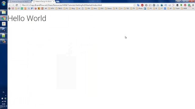 Material Design for Bootstrap - 5 min Quick Start