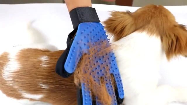 Перчатка-расчёска для вычёсывания шерсти у домашних животных
