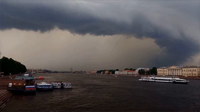Долгожданная гроза над Санкт-Петербургом 28.07.2021 #ПитерМокрый