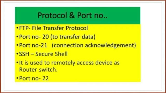 Networking Protocols and port number in Hindi | protocols and port number/ccna