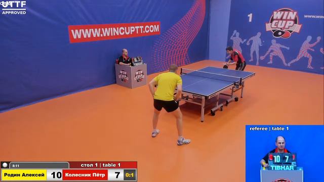 Родин Алексей 3-1 Колесник Пётр Турнир Восток 4  WINCUP 16.06.21 Прямая трансляция Зал1