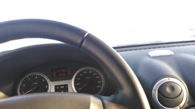 Работа печке в - 30 на Лада Largus.