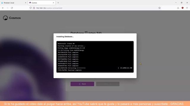 Cómo instalar Cosmos Server con Docker compose en Raspberry Pi 4
