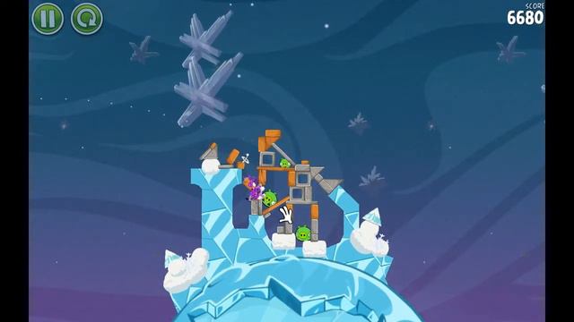 Прохождение игры Angry Birds Space #17