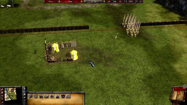Stronghold 2 Steam Edition Defending Castle vs Olaf Grimzahn