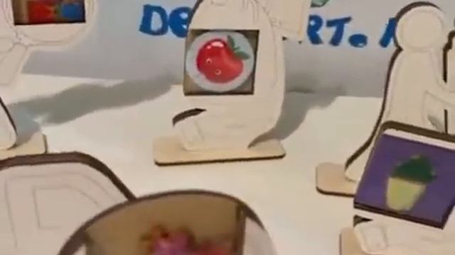 Развивающий набор «Глаголы» из дерева. Авторское пособие