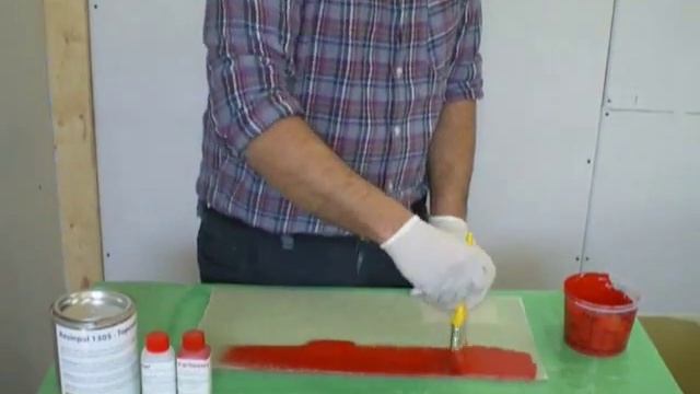 Anwendung Topcoat Resinpal 1305_Application of Topcoat Resinpal 1305