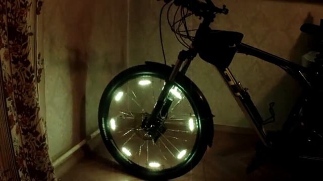 Подсветка для колёс велосипеда.