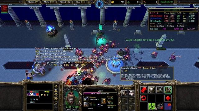 Hero Strife Tower Defense Warcraft 3 TFT / Reforge | No Commentary #5