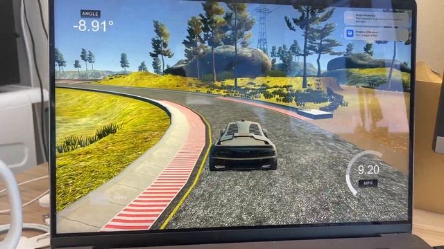 Creating a self driving car : Testing the improved model