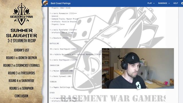 Jordan's Summer Slaughter GT Recap | 3-2 Sylvaneth