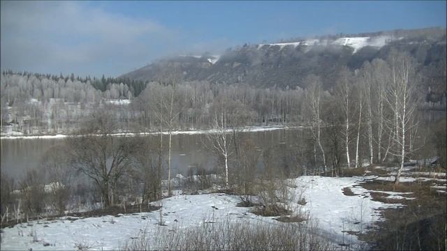 Река Кондома весной
