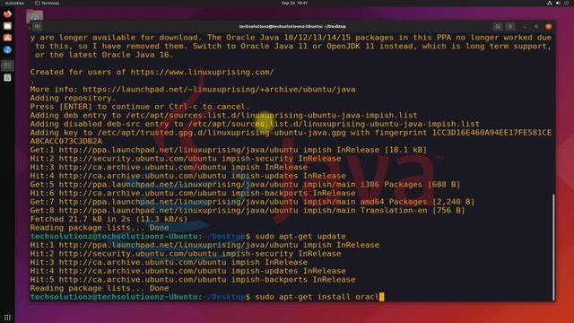 How to Install Java 17 on Ubuntu 21.10 | Installing JDK 17 on Ubuntu 21.10 Impish indri | Java 17