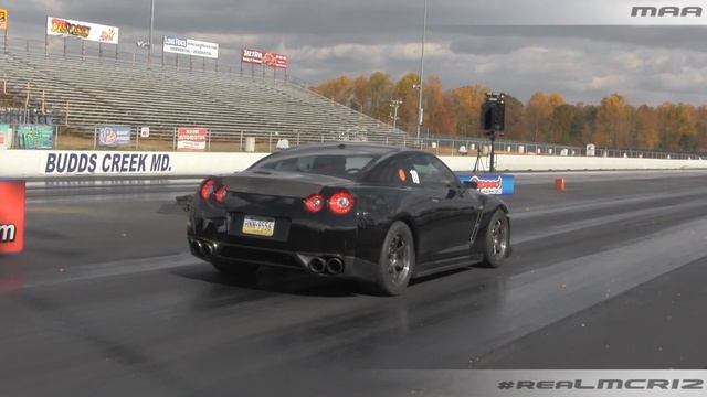 AMS Alpha 10+ Nissan GTR R35 ( 9 second run 1/4 Mile)