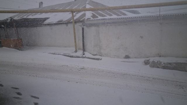 Снег в марте Гагатли 30.03.2023