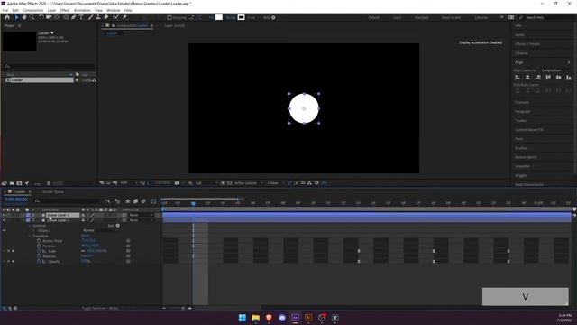 Loading Animation - After Effects SUPER Easy Tutorial