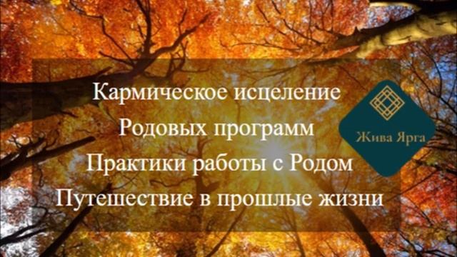 Кармическое исцеление рода 6 Практики работы с Родом и Родовыми программами