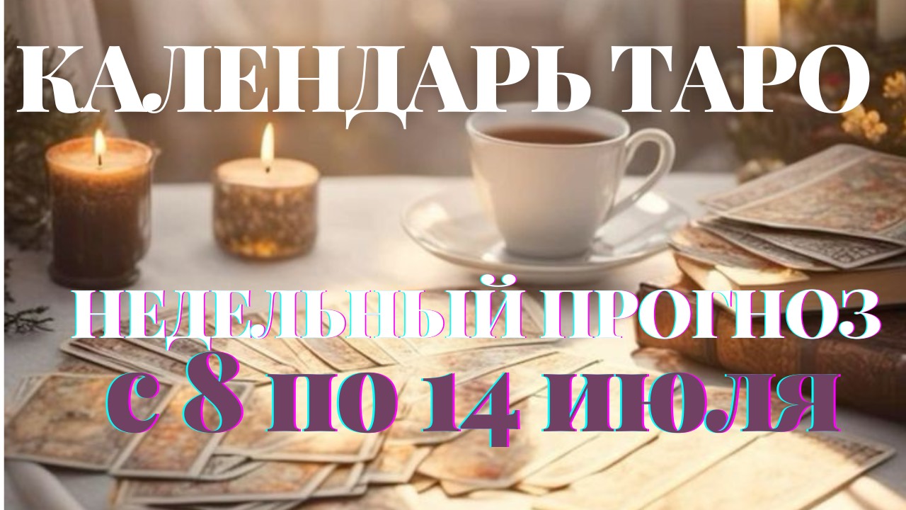 💐НЕДЕЛЬНЫЙ ПРОГНОЗ ТАРО💐с 8 по 14 июля 2024 года💐ВСЕХ С ПРАЗДНИКОМ!💐